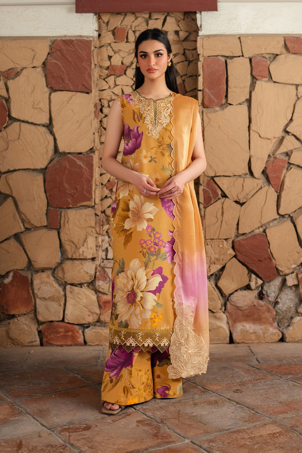 Digital Lawn Bana Dora 3-Piece Set – Bana Dora Prints with Voile Zari Dupatta