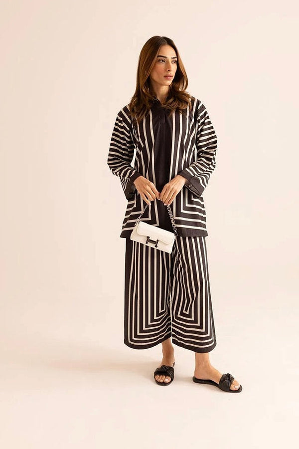 DIGITAL PRINT 3PC SILK UNSTITCHED SUIT 28