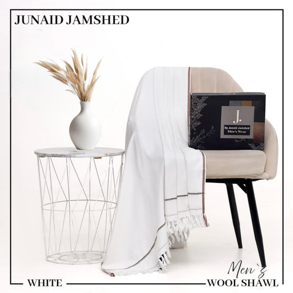 J.Soft Wool Shawl (WHITE)
