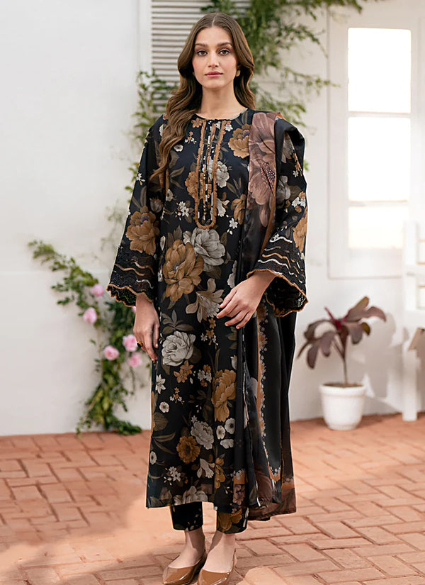 Digital Print Linen Allover 3 Piece