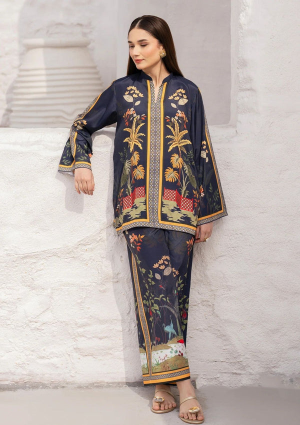 Digital Lawn 3-Piece Set – Bana Dora Prints with Voile Dupatta