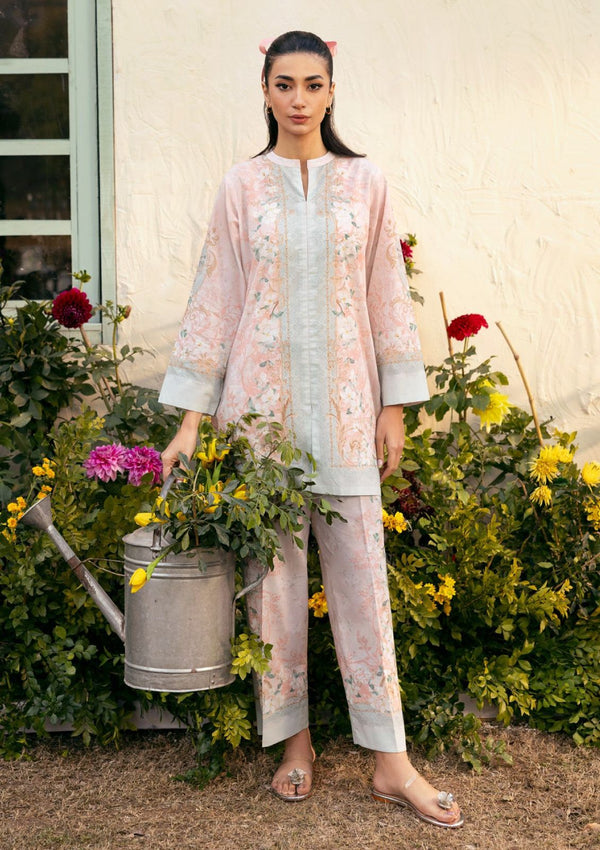 Digital Lawn 3-Piece Set – Bana Dora Prints with Voile Dupatta