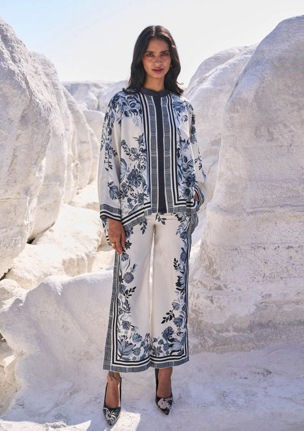 Digital Lawn 3-Piece Set – Bana Dora Prints with Voile Dupatta